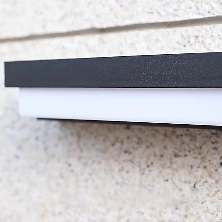 Sensor Rectangular ABS Patio Outdoor Light