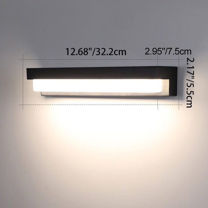 Sensor Rectangular ABS Patio Outdoor Light