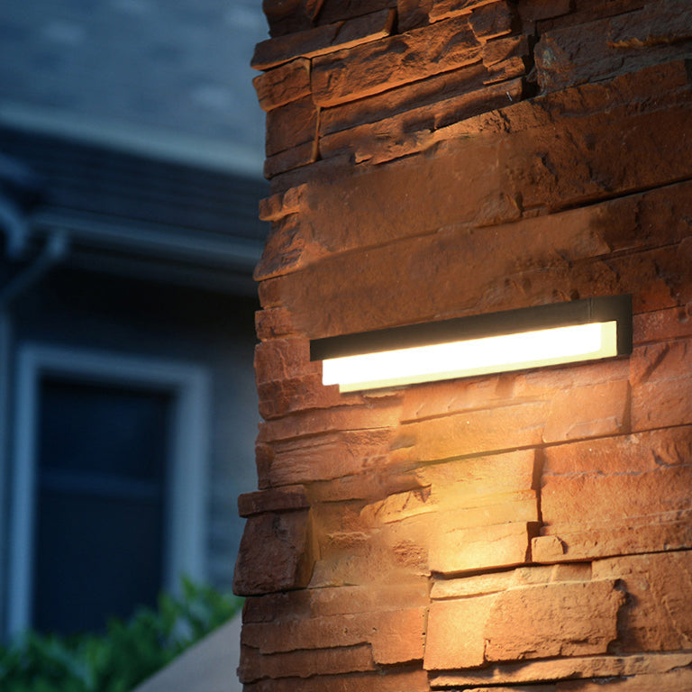 Sensor Rectangular ABS Patio Outdoor Light