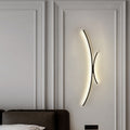 Line Aluminum Silicone Bedroom Wall Lamp
