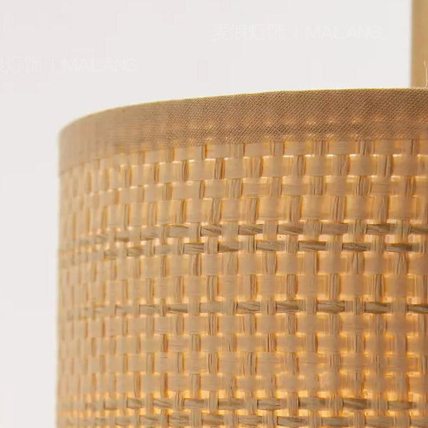 Curved Pole Cylinder Hardware Wall Lamp