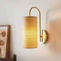 Curved Pole Cylinder Hardware Wall Lamp