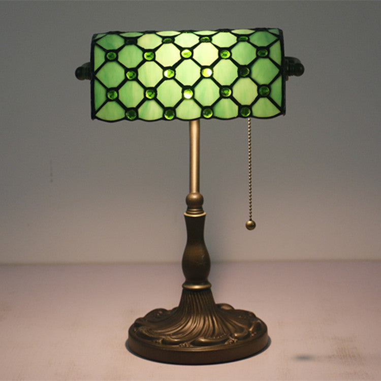 Rectangle Half Cylinder Zinc Table Lamp