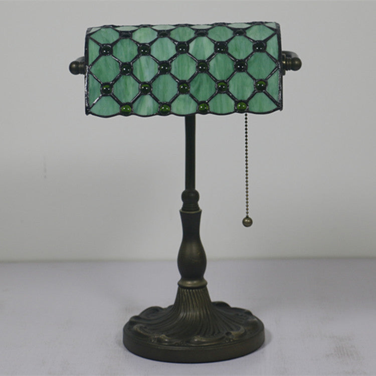 Rectangle Half Cylinder Zinc Table Lamp