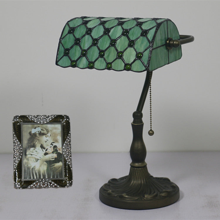 Rectangle Half Cylinder Zinc Table Lamp