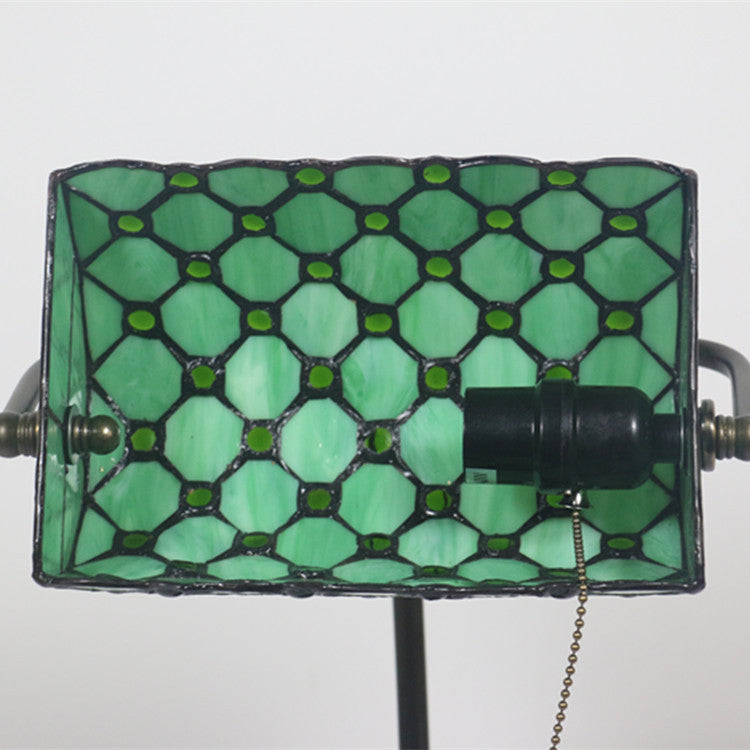 Rectangle Half Cylinder Zinc Table Lamp
