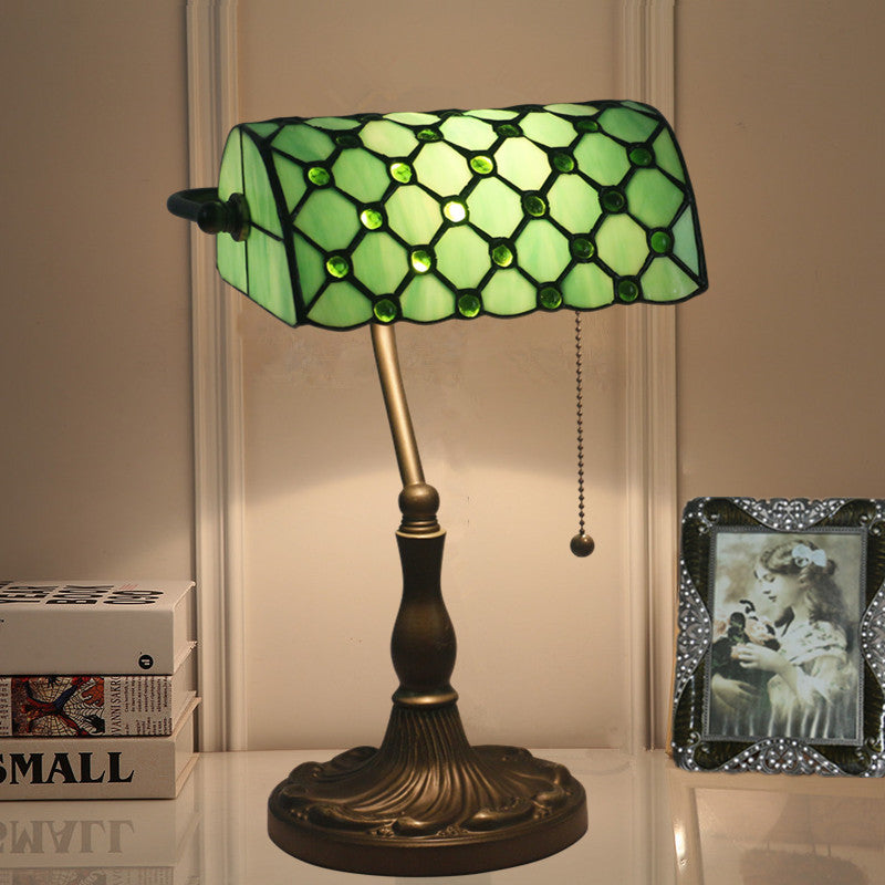 Rectangle Half Cylinder Zinc Table Lamp
