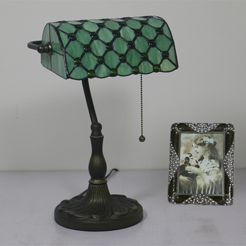 Rectangle Half Cylinder Zinc Table Lamp