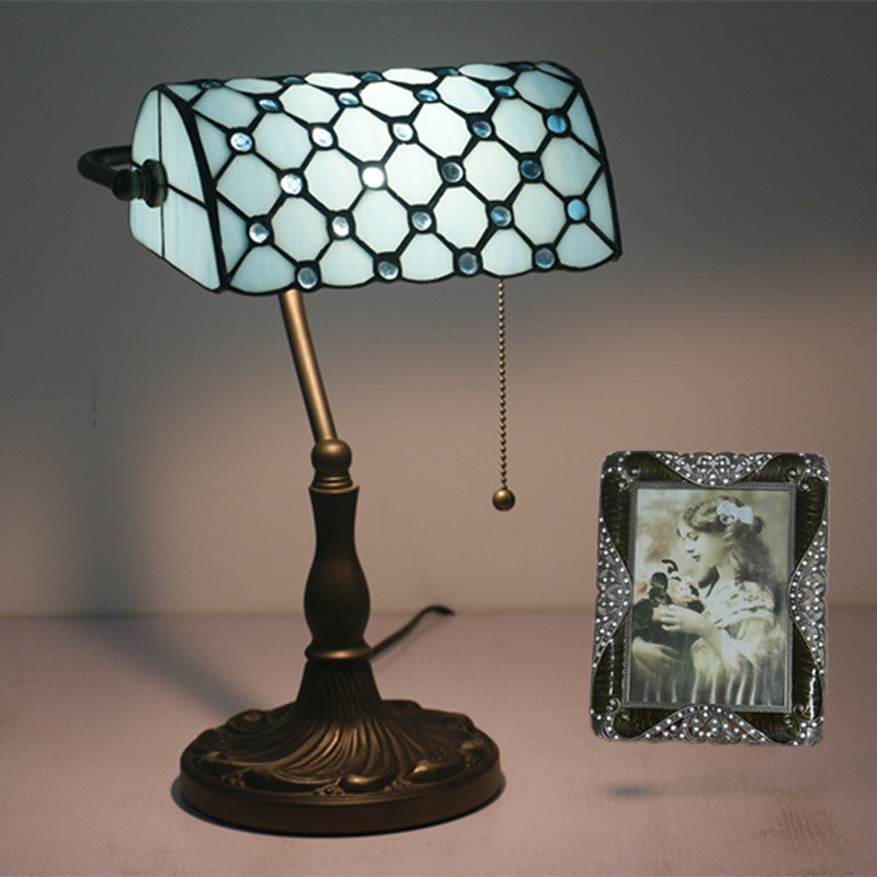 Rectangle Half Cylinder Zinc Table Lamp