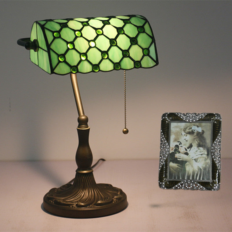 Rectangle Half Cylinder Zinc Table Lamp
