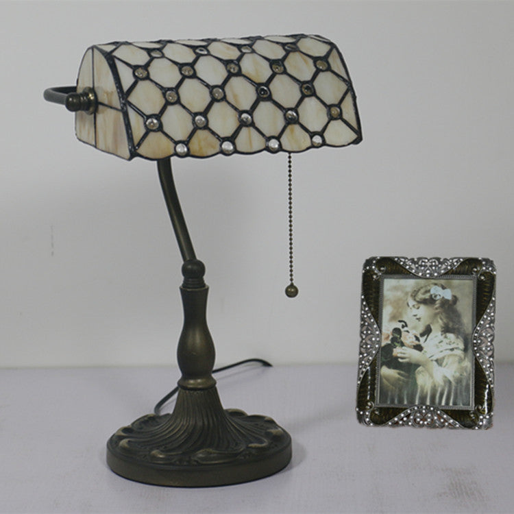Rectangle Half Cylinder Zinc Table Lamp