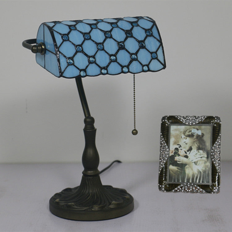 Rectangle Half Cylinder Zinc Table Lamp