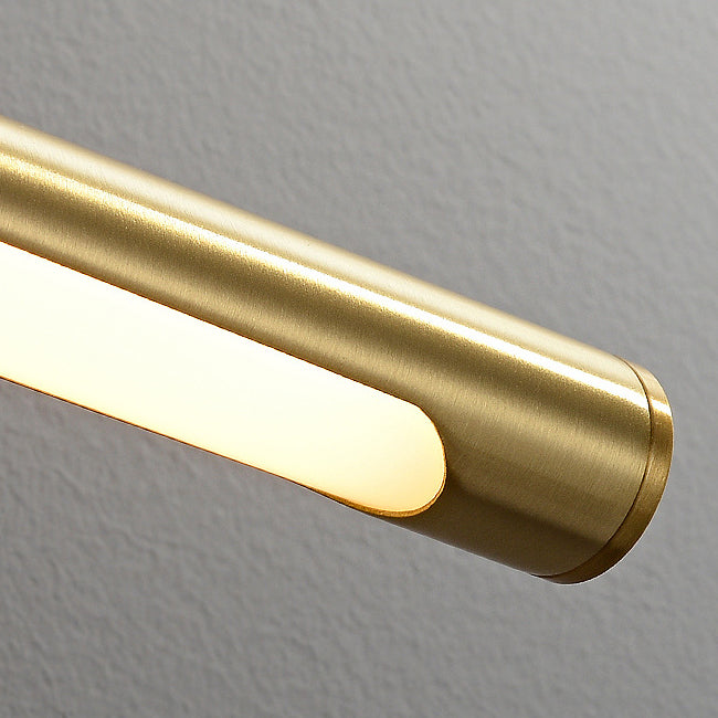 Curved Pole Cylinder All Wall Lamp