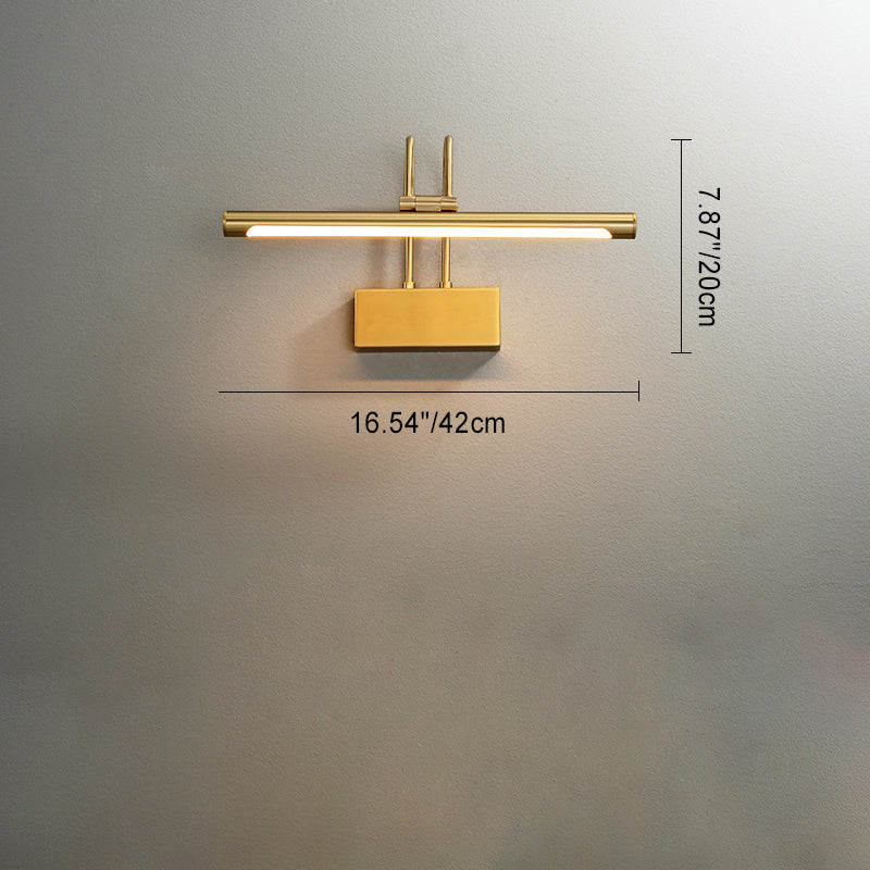 Curved Pole Cylinder All Wall Lamp