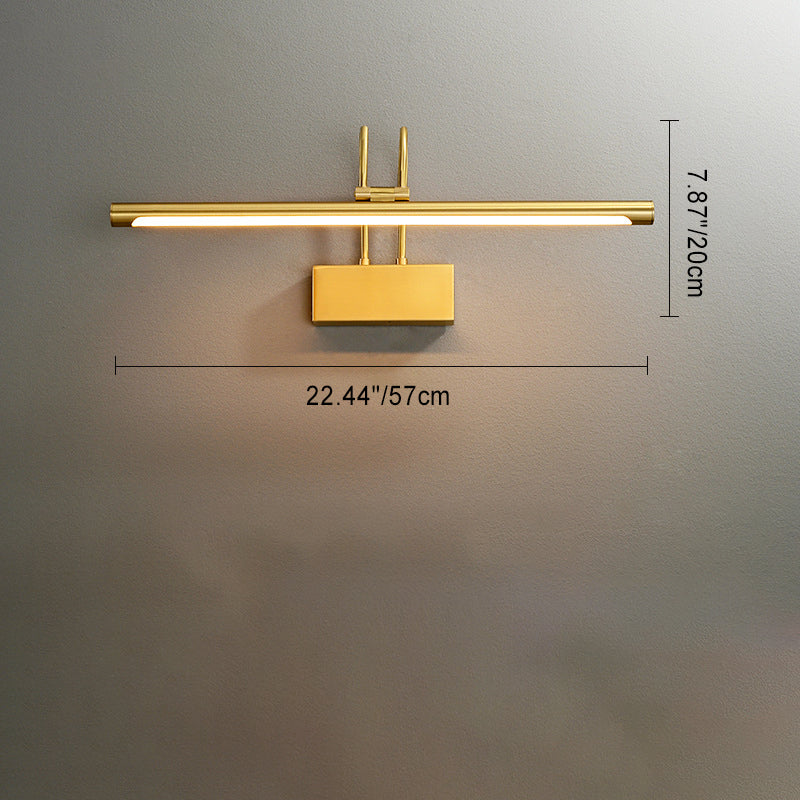 Curved Pole Cylinder All Wall Lamp