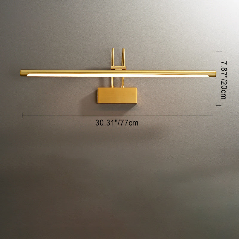 Curved Pole Cylinder All Wall Lamp
