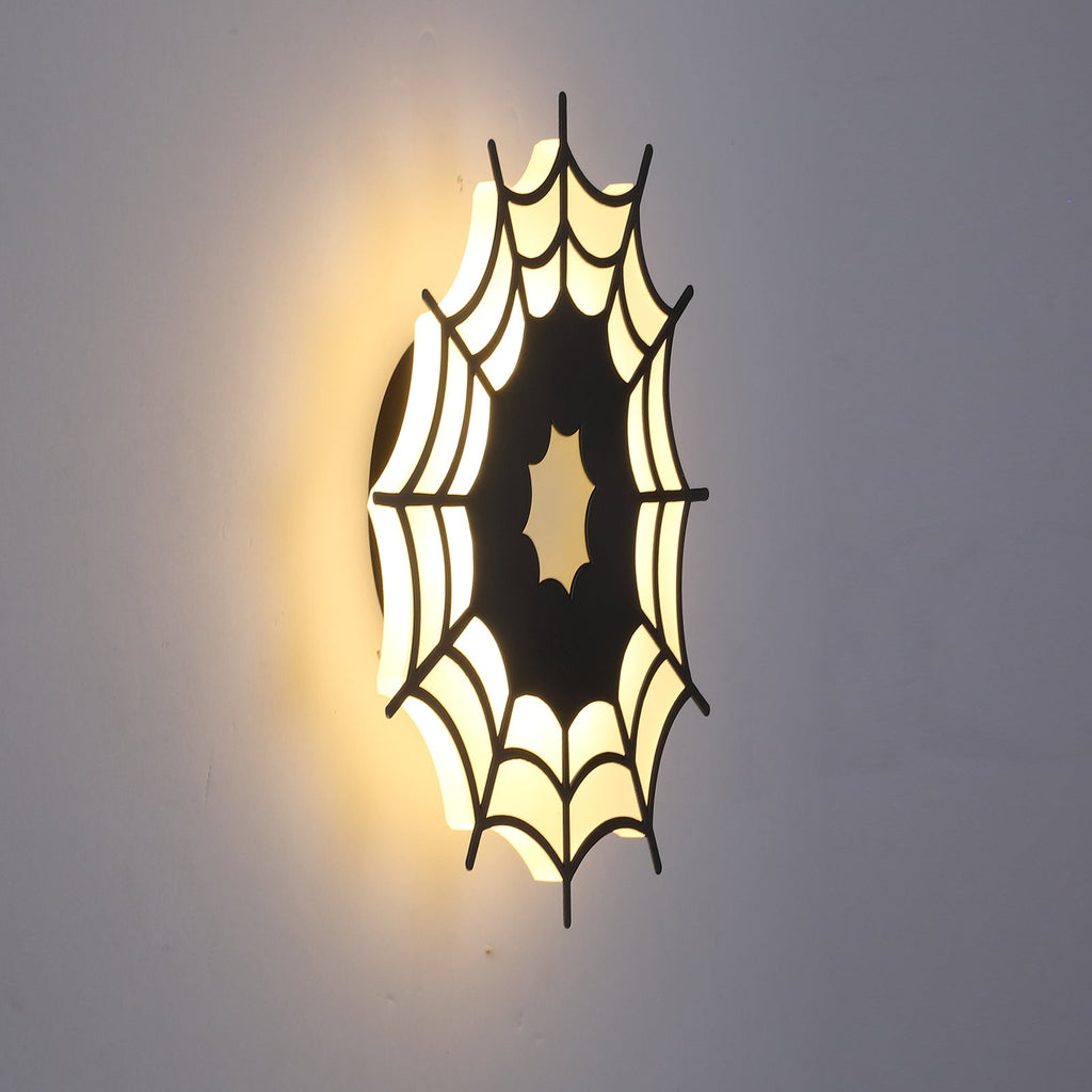 Spider Web Iron Acrylic Wall Lamp