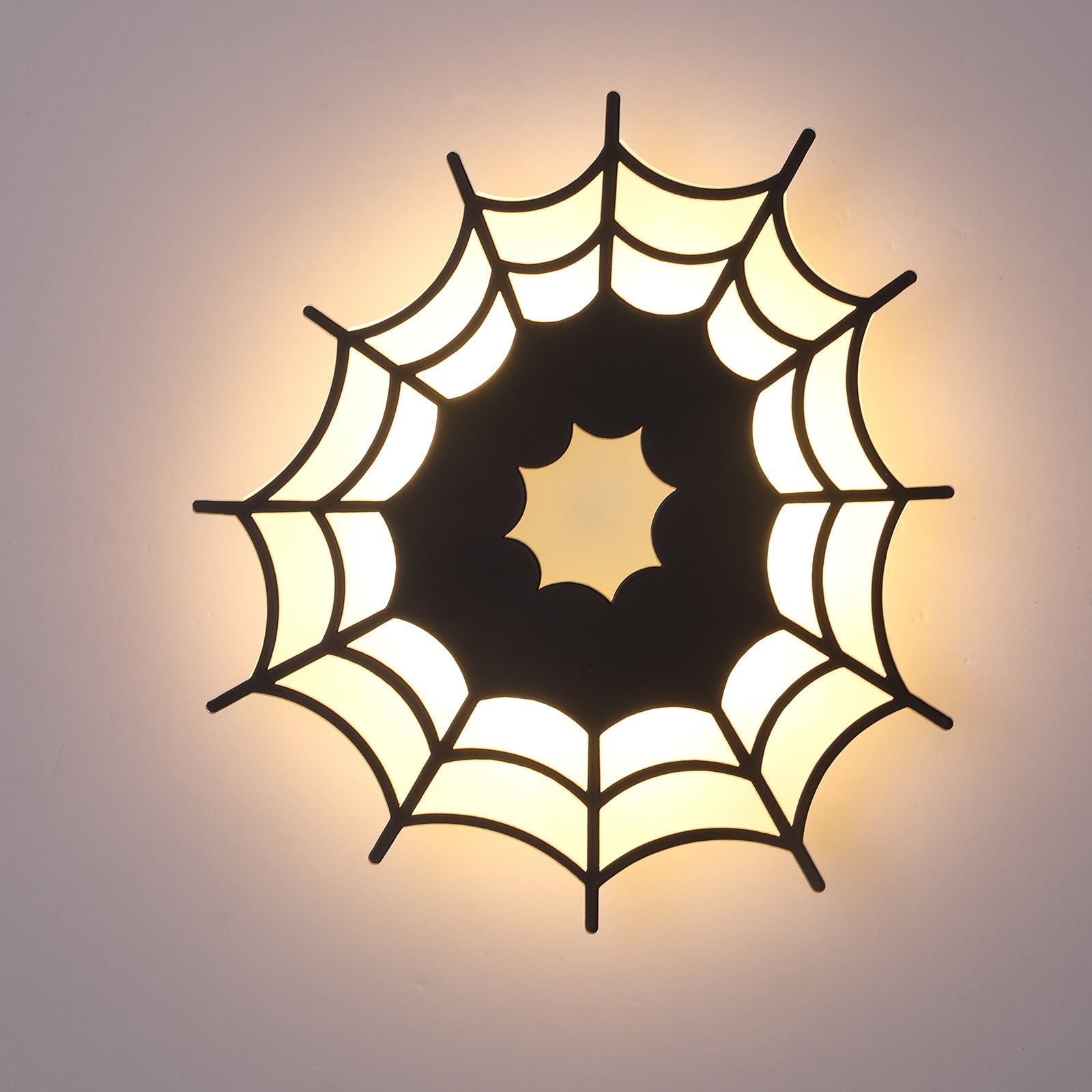 Spider Web Iron Acrylic Wall Lamp