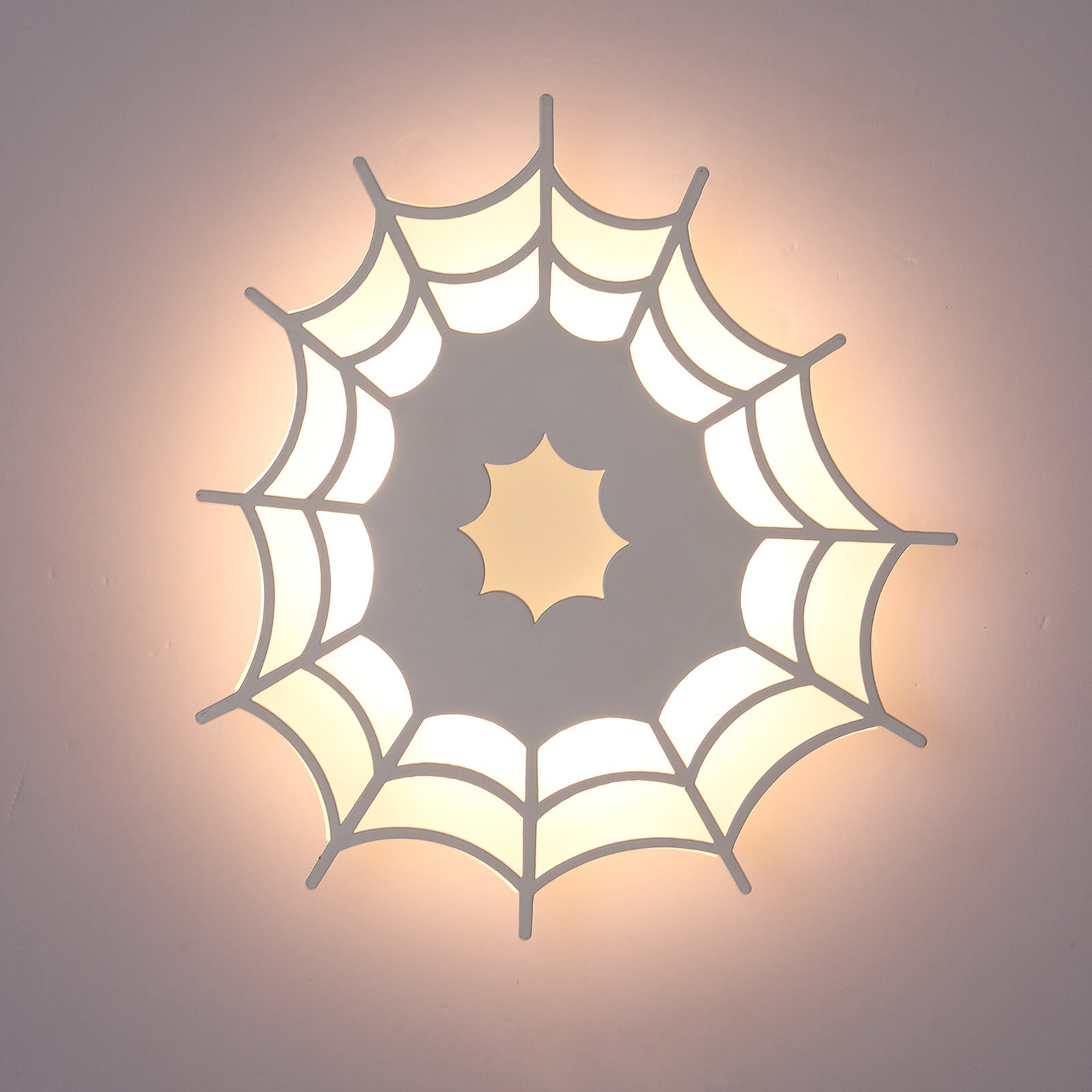 Spider Web Iron Acrylic Wall Lamp