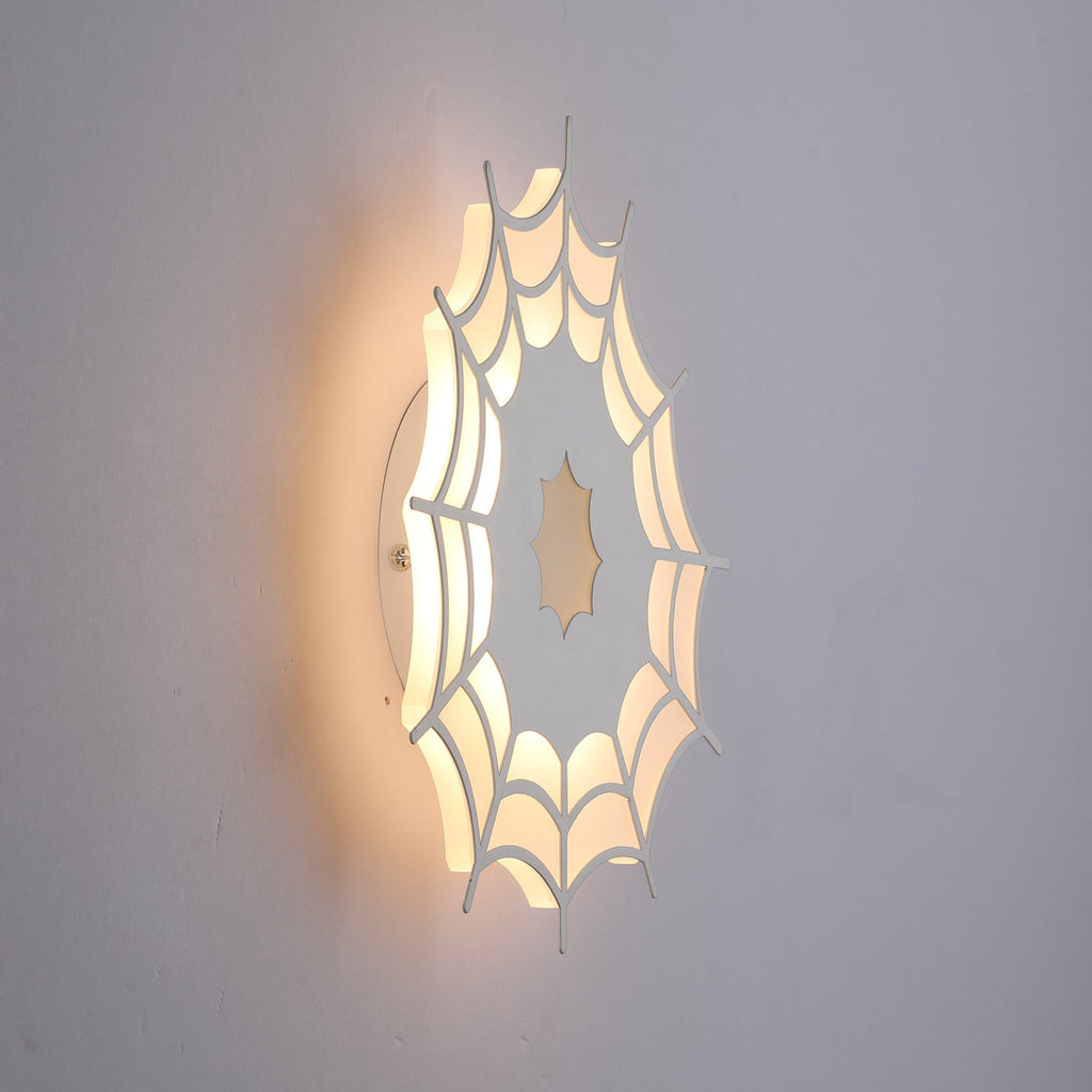 Spider Web Iron Acrylic Wall Lamp