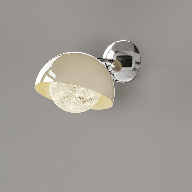 Dome Half Round Orb Wall Lamp
