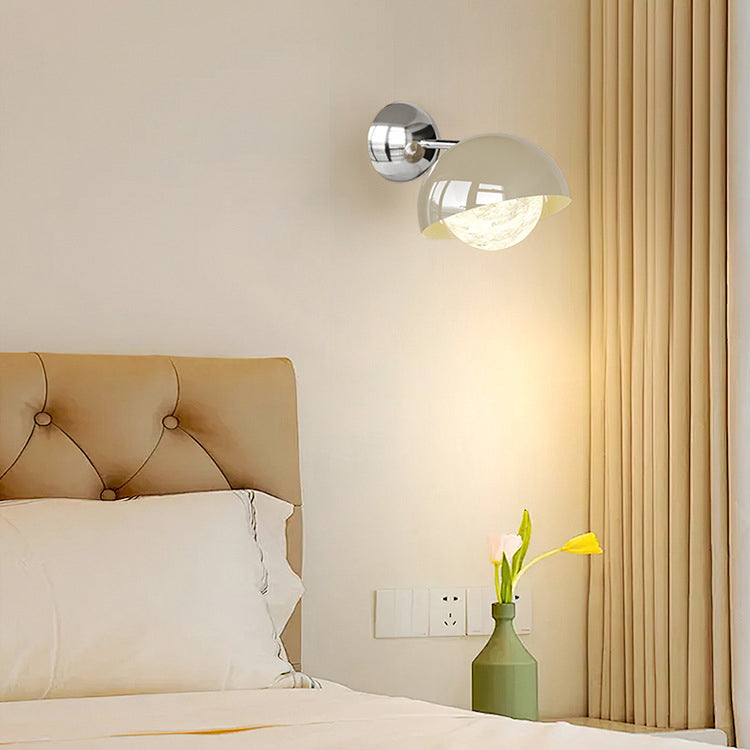 Dome Half Round Orb Wall Lamp