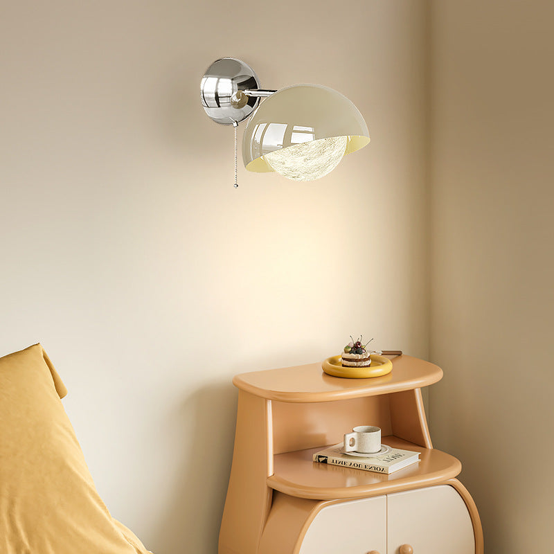 Dome Half Round Orb Wall Lamp