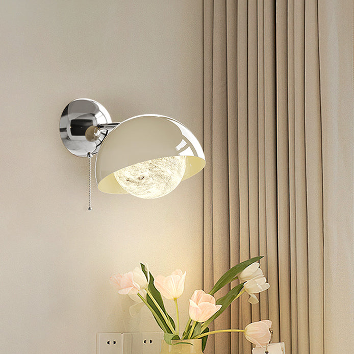 Dome Half Round Orb Wall Lamp