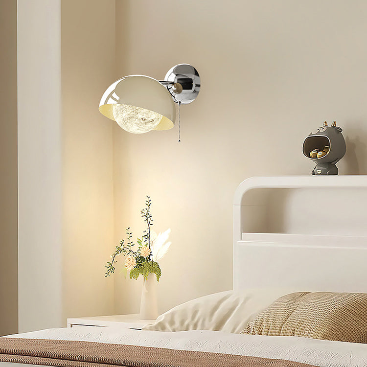 Dome Half Round Orb Wall Lamp