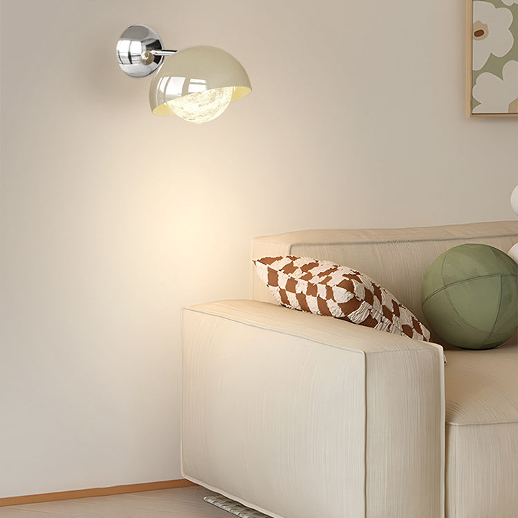 Dome Half Round Orb Wall Lamp