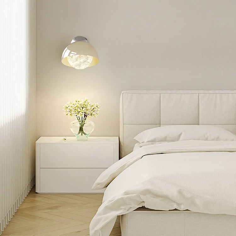 Dome Half Round Orb Wall Lamp