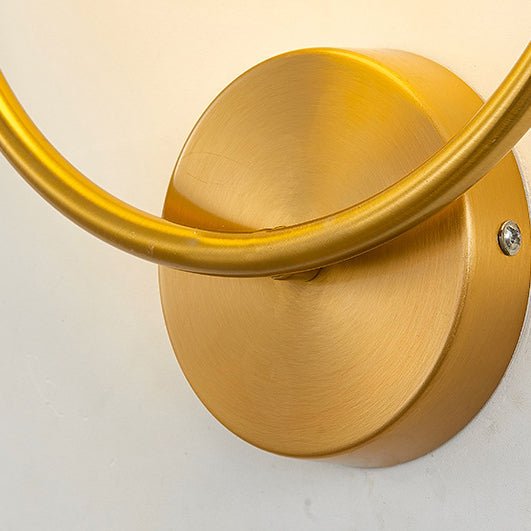 Circle Round Globe Iron Wall Lamp