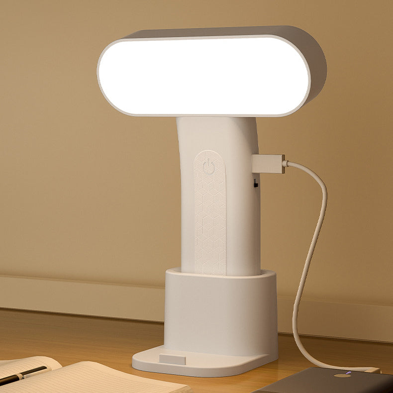 Rectangle Portable Reading PP Table Lamp