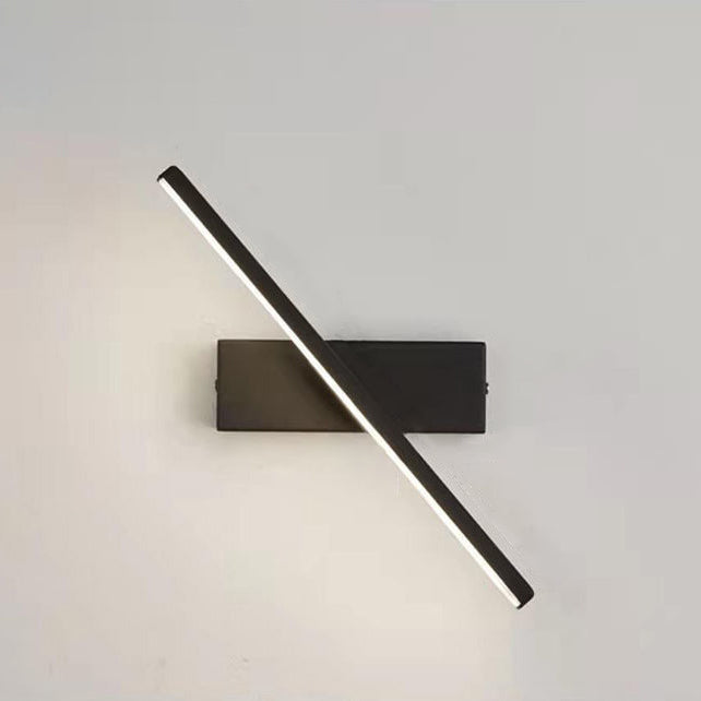 Long Iron Aluminum Living Wall Lamp