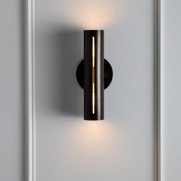 Cylinder Iron Living Room Wall Lamp