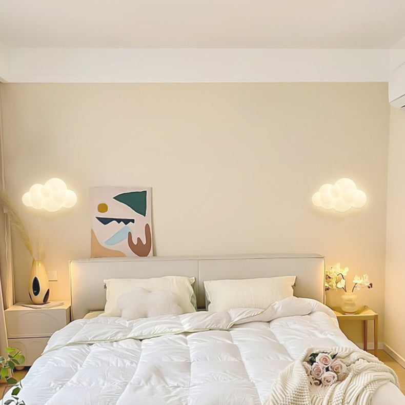 Stars Cloud Leaf Hardware Wall Lamp