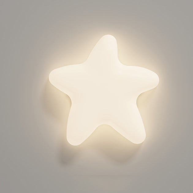 Stars Cloud Leaf Hardware Wall Lamp