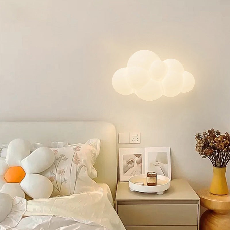 Stars Cloud Leaf Hardware Wall Lamp