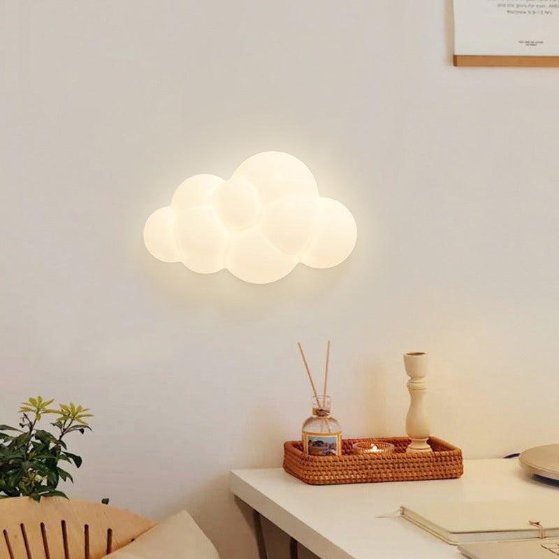 Stars Cloud Leaf Hardware Wall Lamp