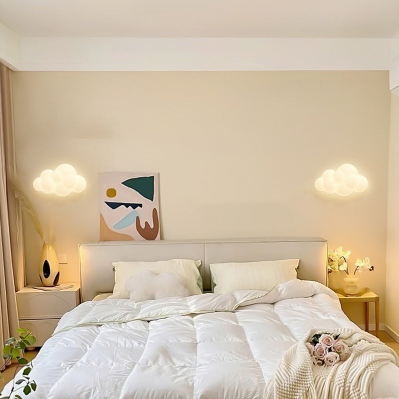 Stars Cloud Leaf Hardware Wall Lamp