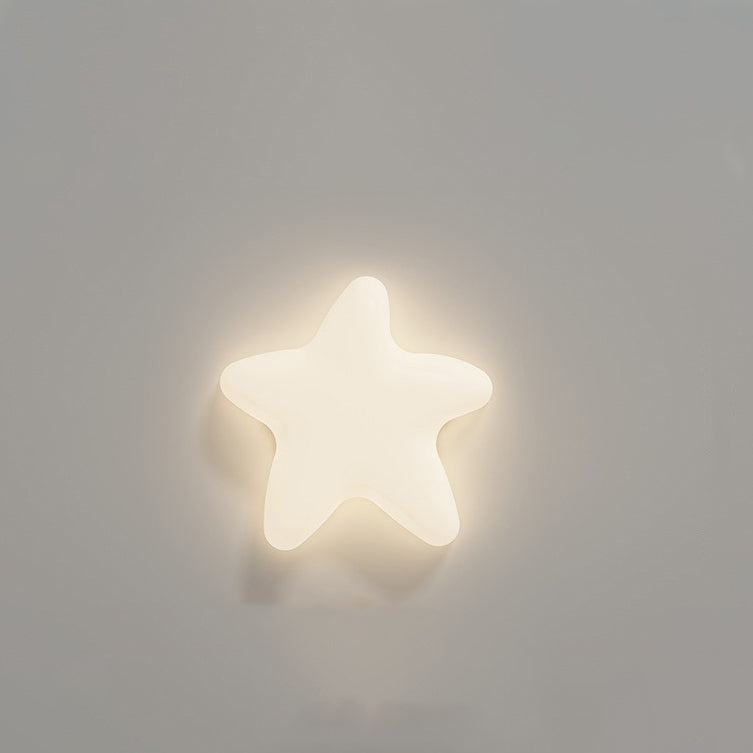 Stars Cloud Leaf Hardware Wall Lamp