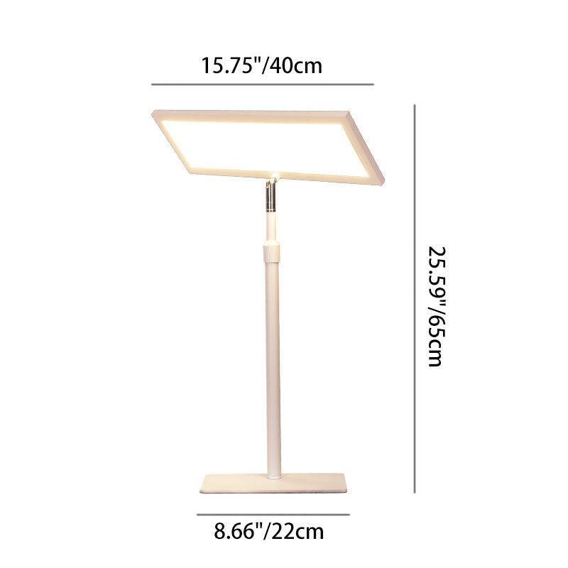 Rectangle Iron Bedroom Table Lamp