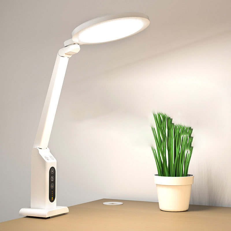 Foldable Round Rectangle ABS Table Lamp