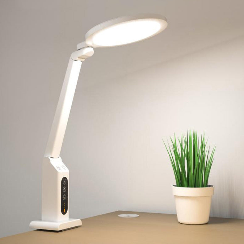 Foldable Round Rectangle ABS Table Lamp