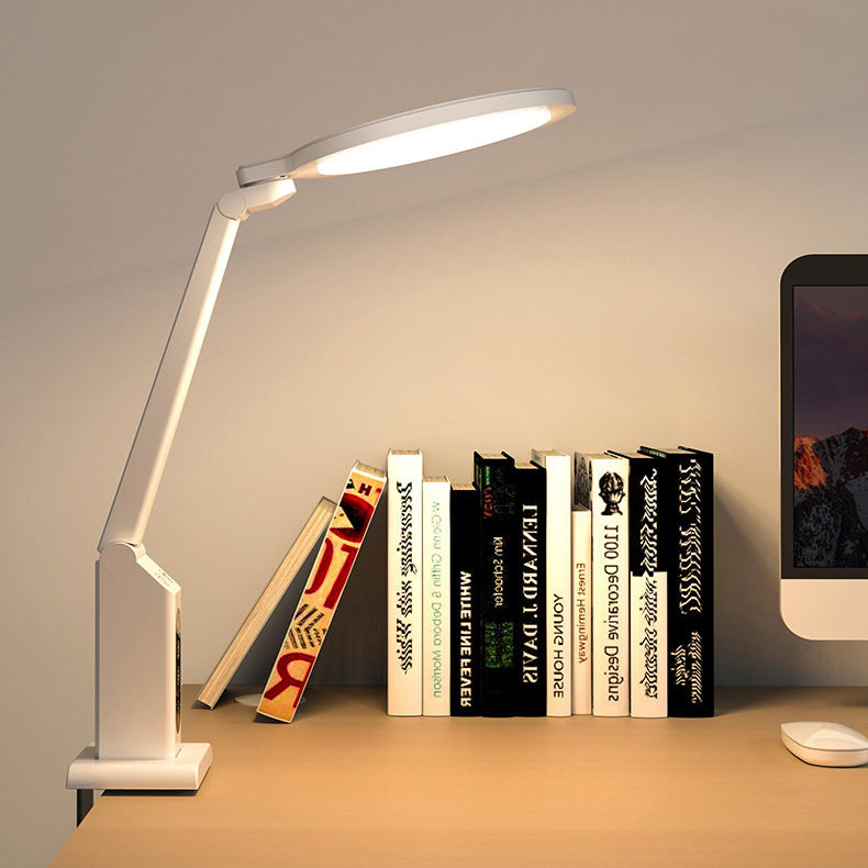 Foldable Round Rectangle ABS Table Lamp