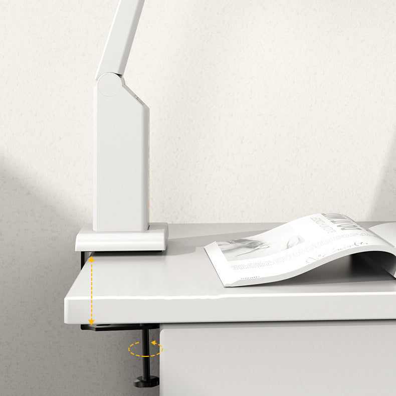 Foldable Round Rectangle ABS Table Lamp