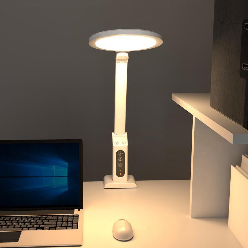 Foldable Round Rectangle ABS Table Lamp