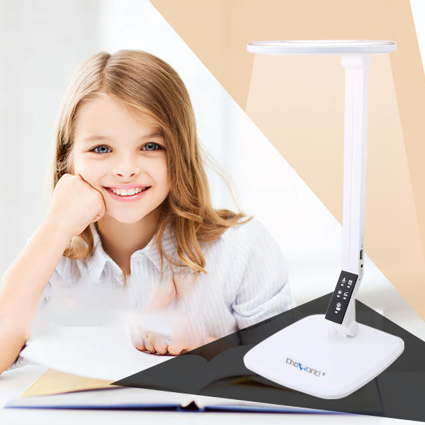 Round Rectangle ABS Study Table Lamp