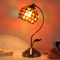 Round Dome Curved Pole Table Lamp