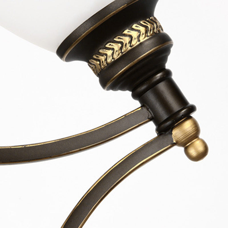 Branch Curved Rod Cup 6-Light Wall Lamp